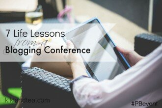 7 Life Lessons from a Blogging Conference #PBEvent
