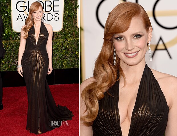 Jessica-Chastain-In-Atelier-Versace-2015-Golden-Globe-Awards