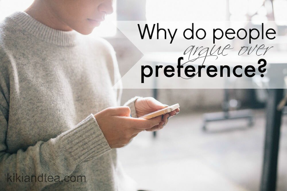 argue-over-preference copy