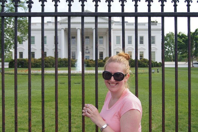 Just hanging out with Barack and Michelle.